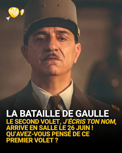 Affiche La Bataille de Gaulle : J’écris ton nom