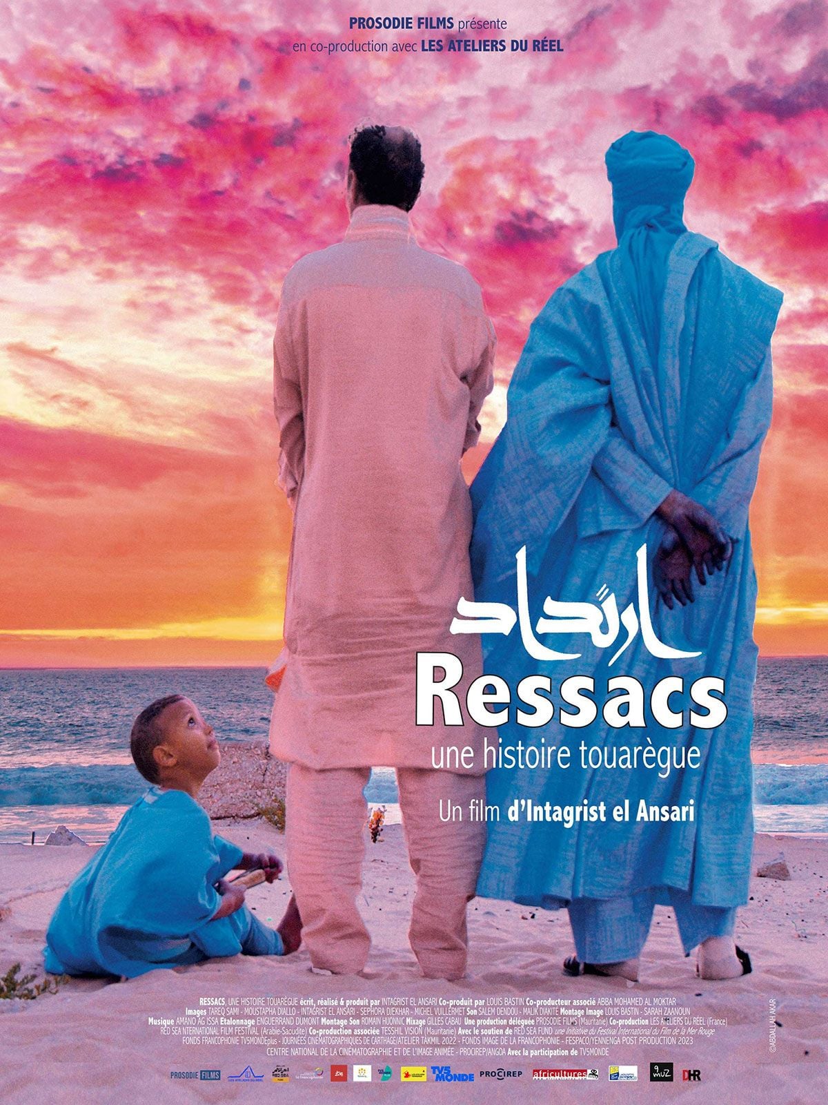Affiche Ressacs, une histoire touarègue